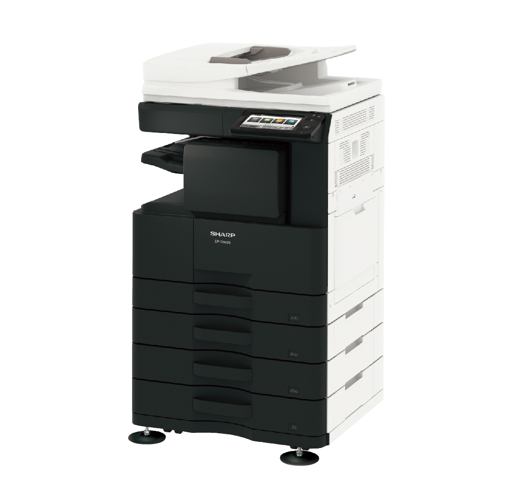 影/列印速度 35張/分 
操作面板 7.0 吋LCD彩色觸控屏幕 
首張出紙速度 4.0秒 
記憶體(標準) 4GB 
影印解析度(dpi) 600x600 
紙張尺寸 A6~A3 
長尺寸紙張 130CM 
掃描速度(面/分)  單面:60 
掃描檔案格式 
TIFF、JPEG、PDF、PDF/A-1b、機密PDF；選購 :高壓縮PDF、可搜尋PDF、Microsoft Office、PDF/A-1a 
體積(W*H*D)mm 620*614*830