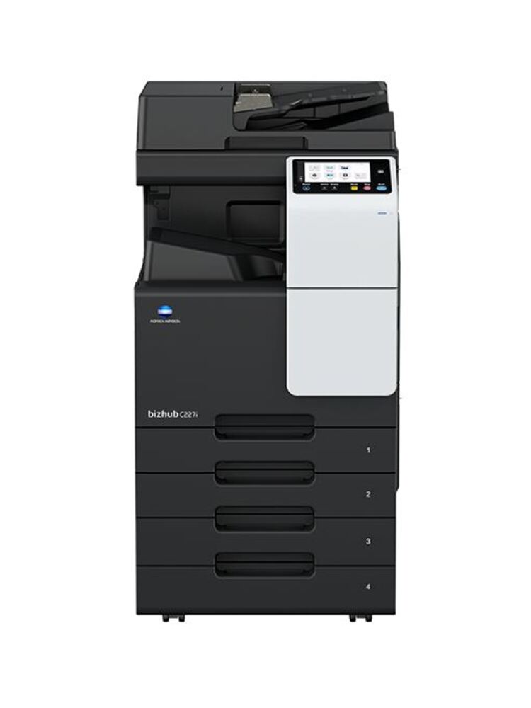 Konica Minolta bizhub C227i多功能彩色影印機，面對紙本電子化與檔案大量化的辦公文件，紙本與檔案間的快速流通，已成為作業流程不可忽視的環節，尤其在遠端與雲端的連結，更加重對資訊安全的要求。C227i以高生產力、數位化、直覺化的操作開創全新辦公型態，結合手機的行動列印，讓輸出的檔案在手機上就能迅速地執行作業流程。